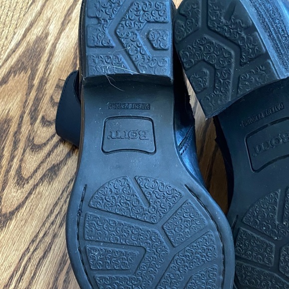 Black leather Born ankle boots, size 7.5. Excellent, barely worn condition. - Picture 11 of 12